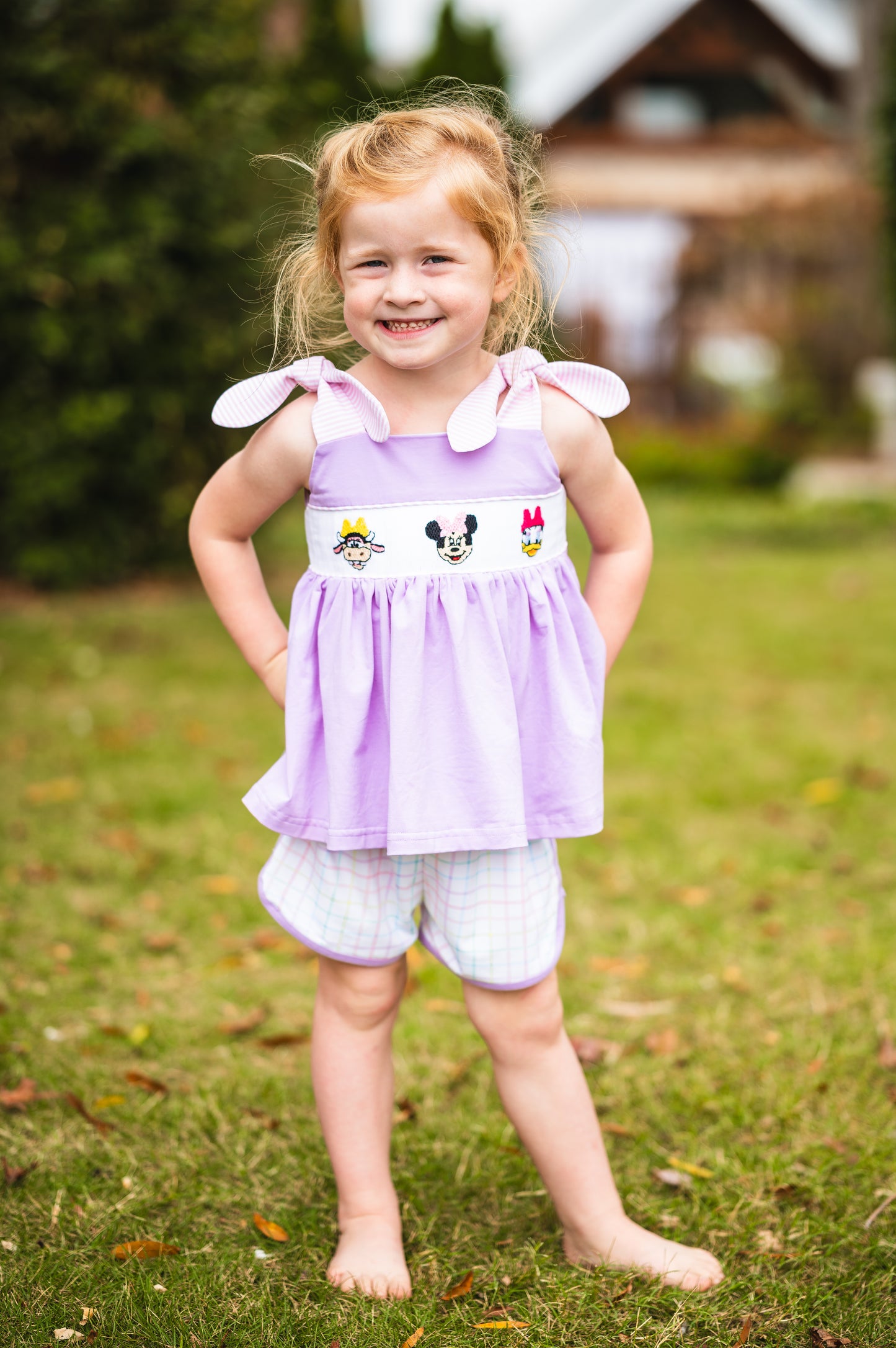 Girly Mouse Friend Short Set