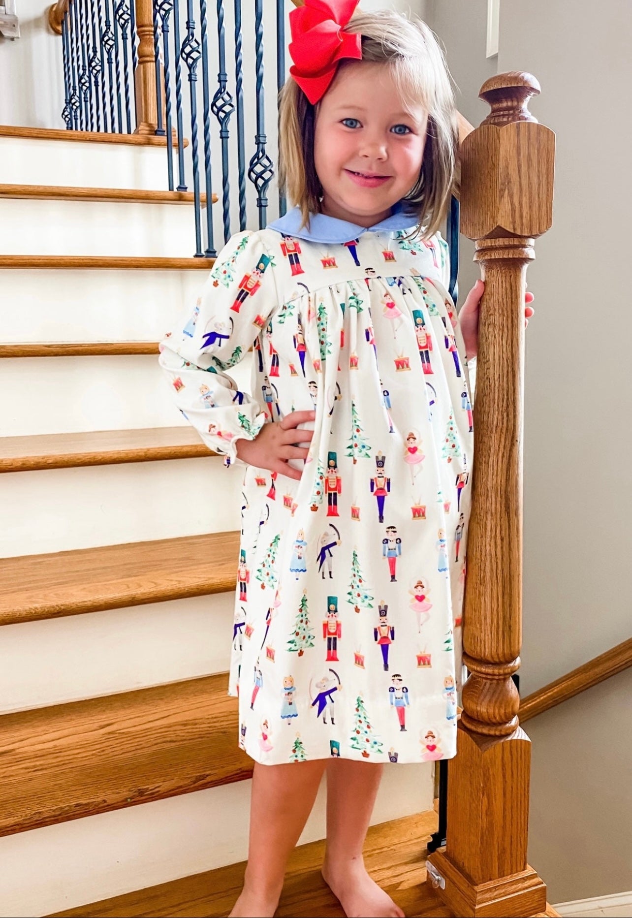 Corduroy Nutcracker Dress