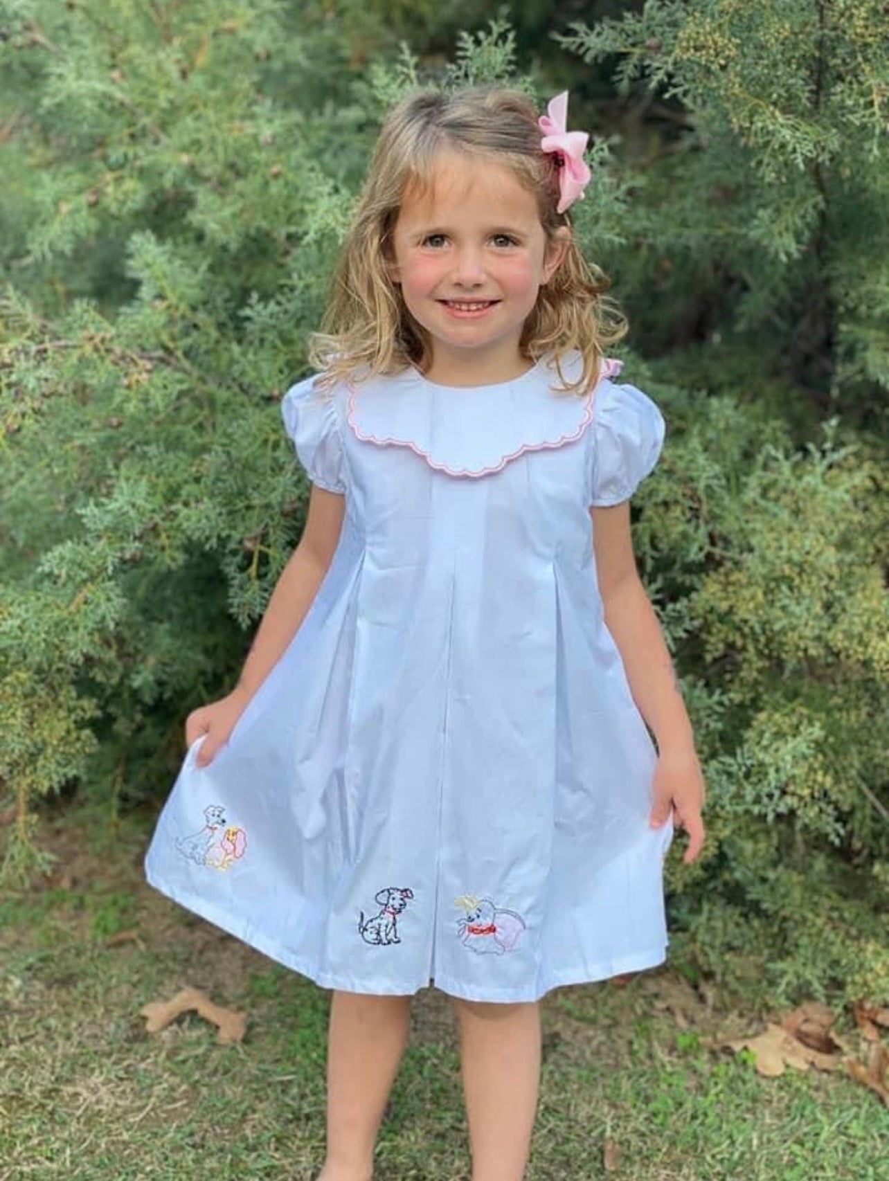 Vintage Character Pleated Dress