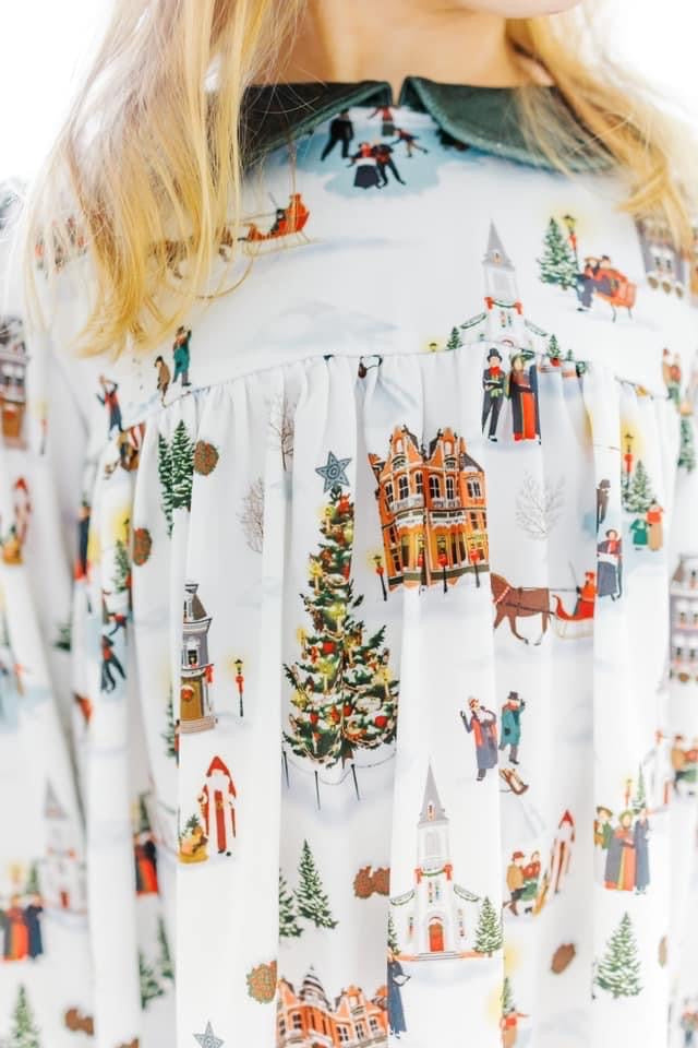 Canterbury Christmas Girl Gown Classic Cozy