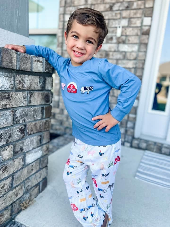 Life on the Farm Boy Pant Set