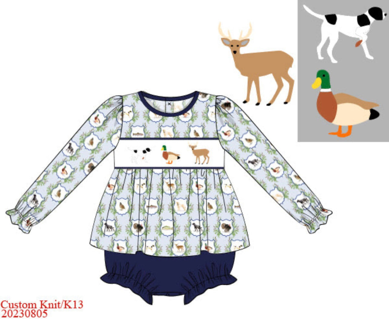 Hamilton Hills Bloomer Set