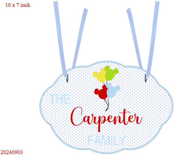 Bitty Dot Stroller Tag