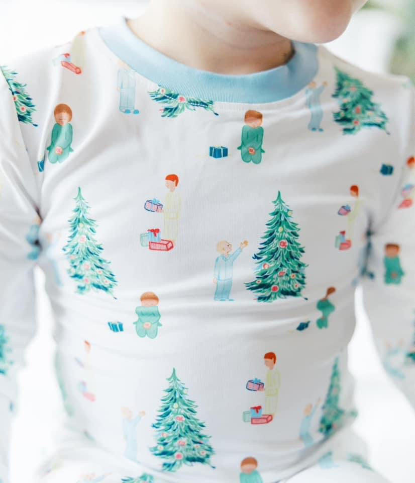 Christmas Morning Boy Two Piece Classic Cozy