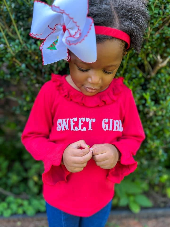 Red Girl Sweater