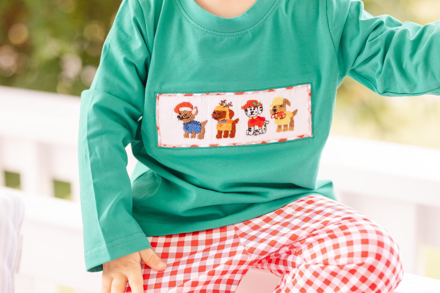 Christmas Paw Friends Boy Pant Set