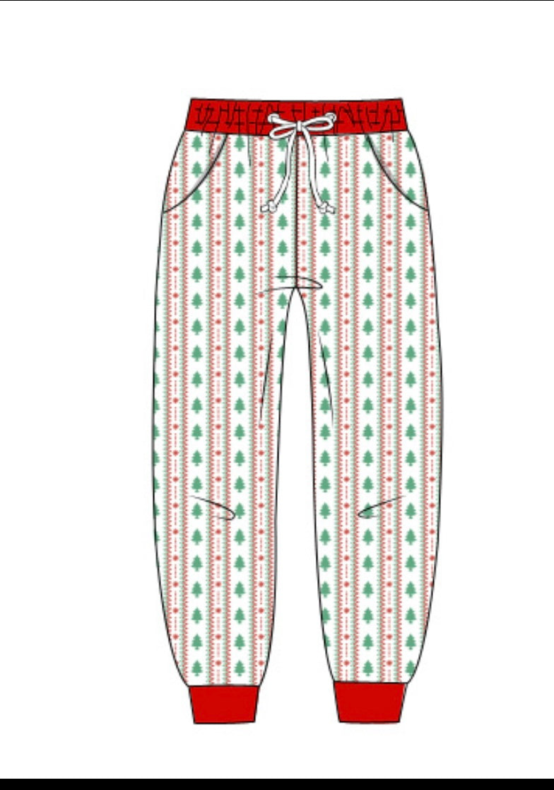 Tree Stripe Classic Cozy Pants