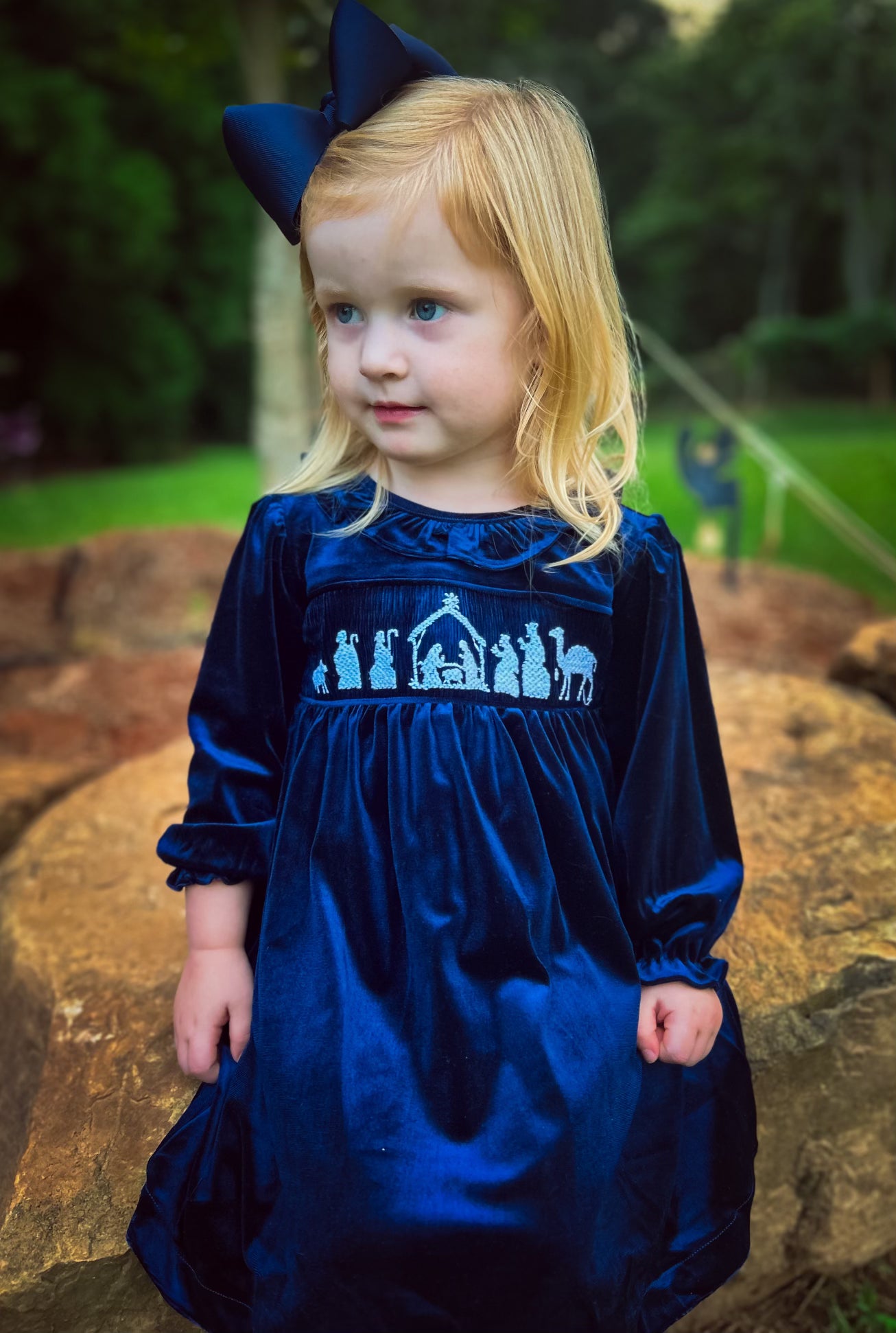 Velvet Nativity Dress