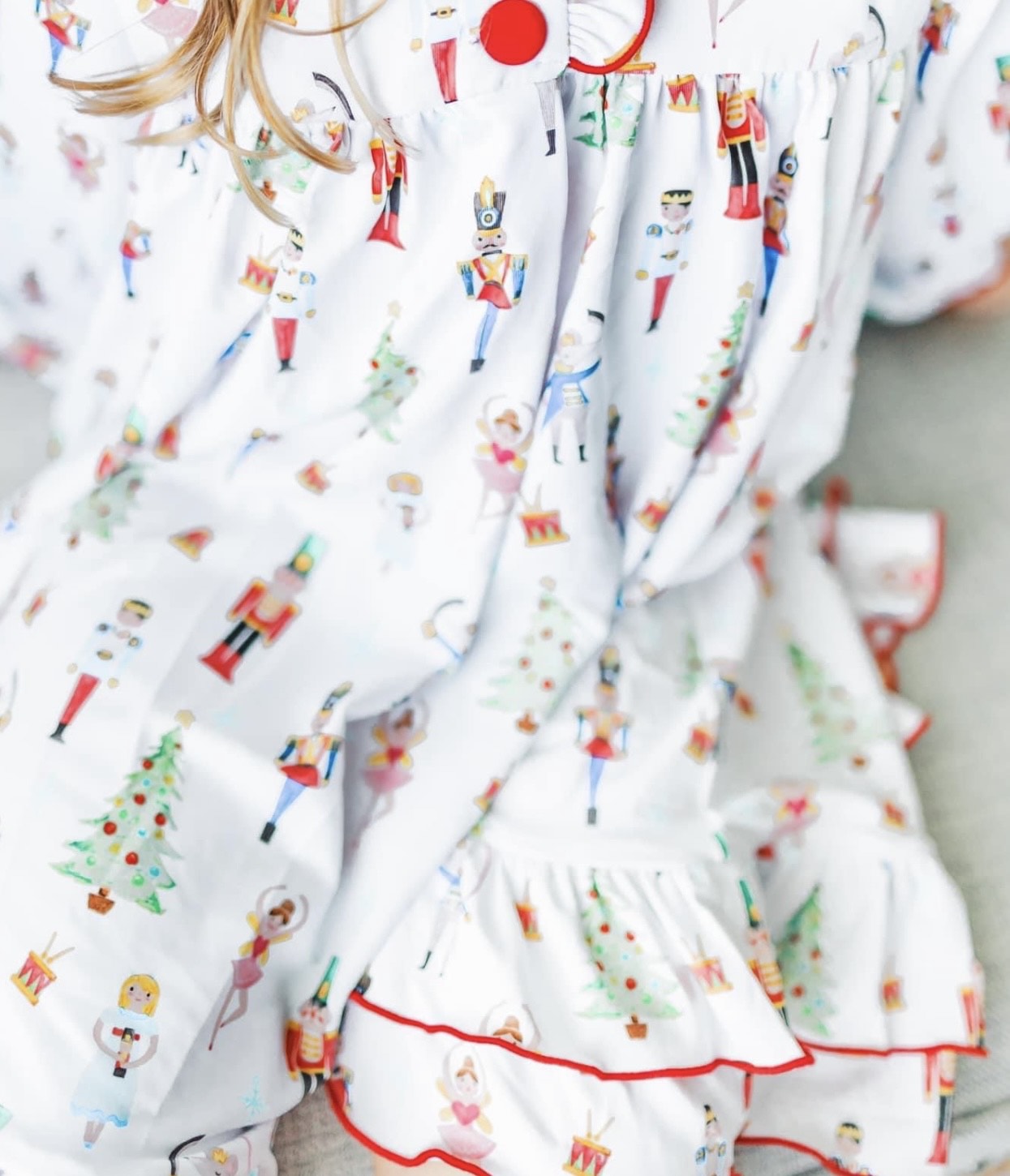 Nutcracker Button Down Two Piece Classic Cozy