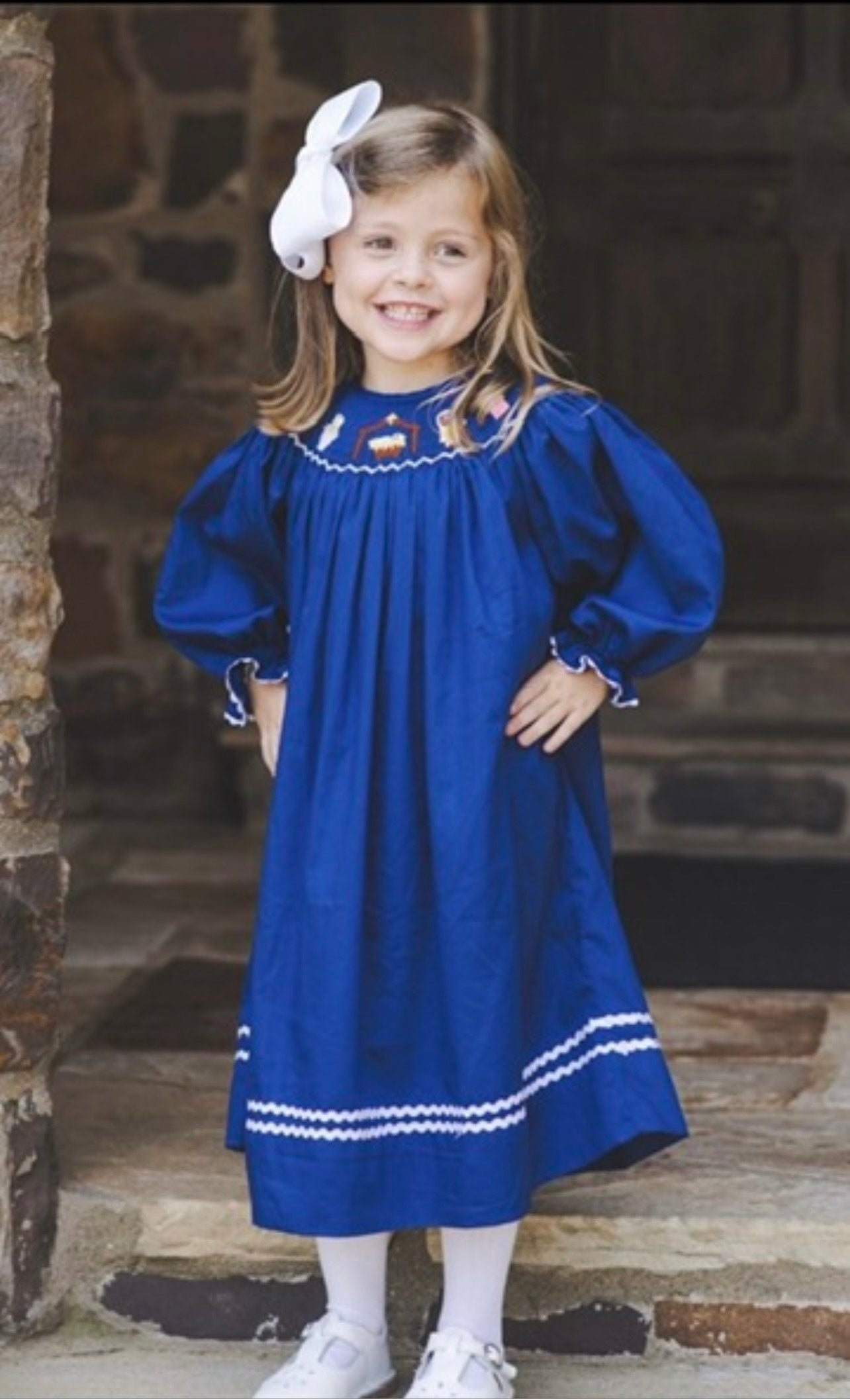 Smocked Nativity Bishop