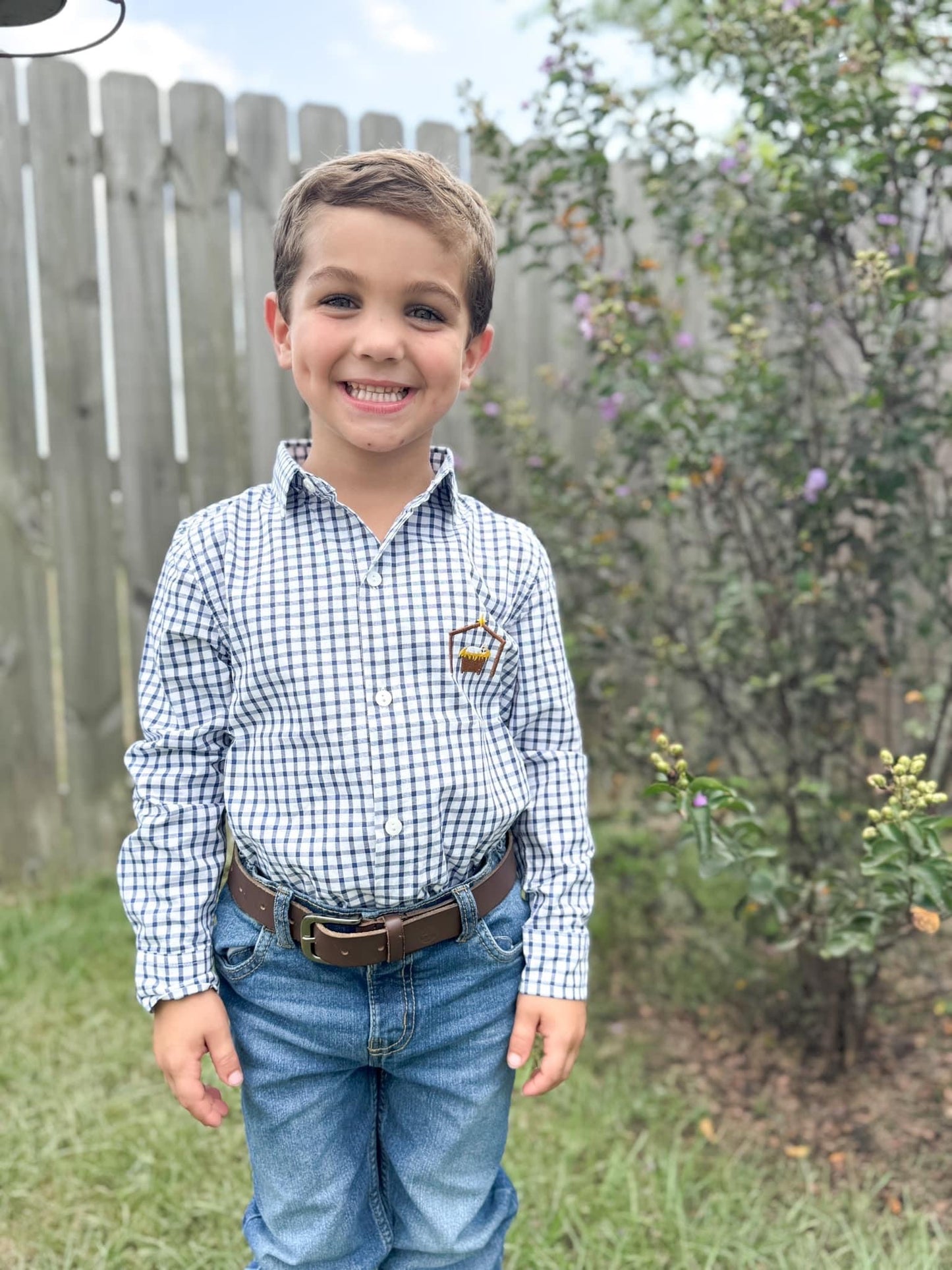 Nativity Button Down Shirt