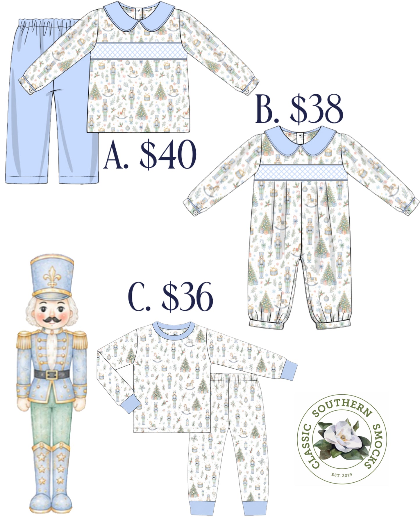 PO90 Nutcracker Christmas Boy Custom Collection
