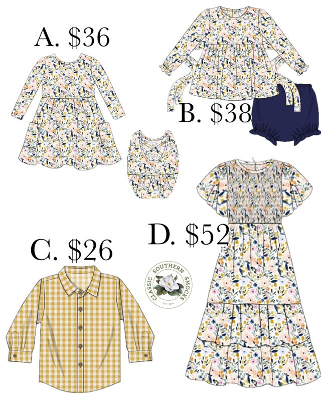 PO87 Fall Floral Collection