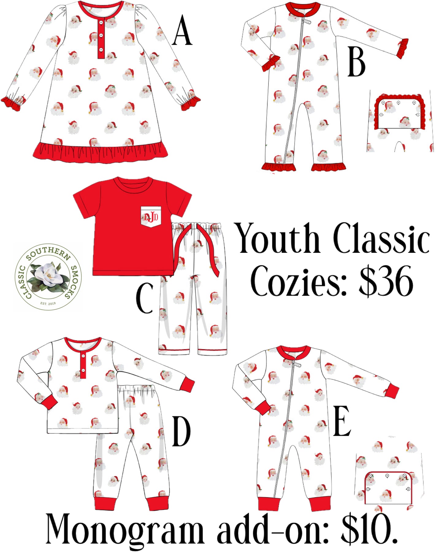 PO89 Jolly Old St. Nicholas Youth Classic Cozies