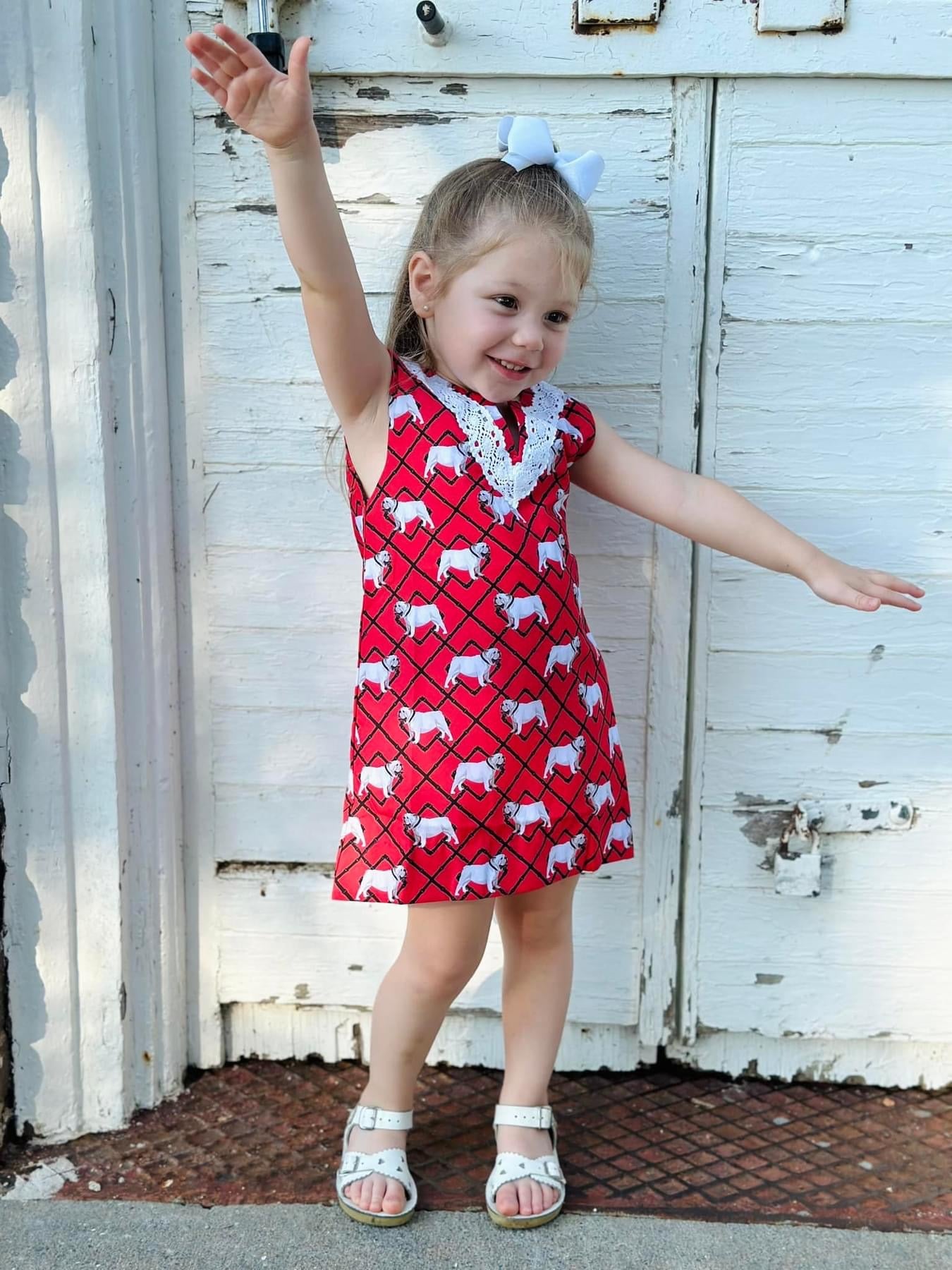 Bulldog Girl Shift Dress