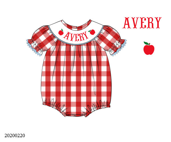 Apple Girl Name Smock Collection