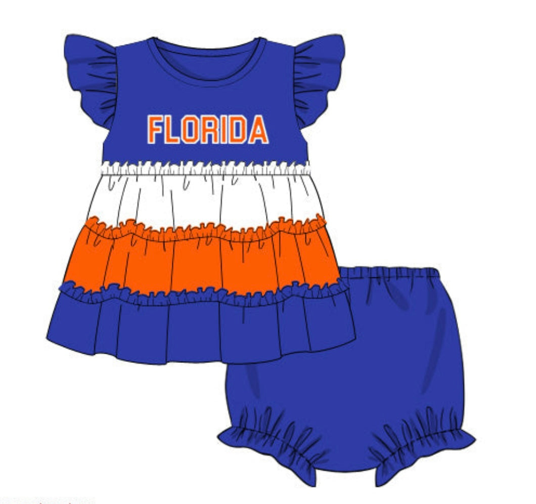 Florida Colorblock Bloomer Set