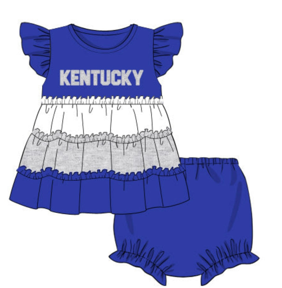 Kentucky Colorblock Bloomer Set
