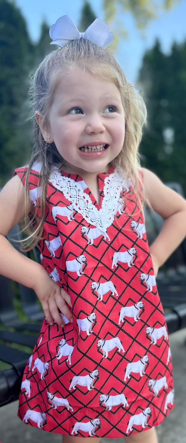 Bulldog Girl Shift Dress