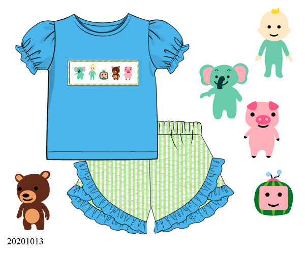 Melon Friends Girl Short Set