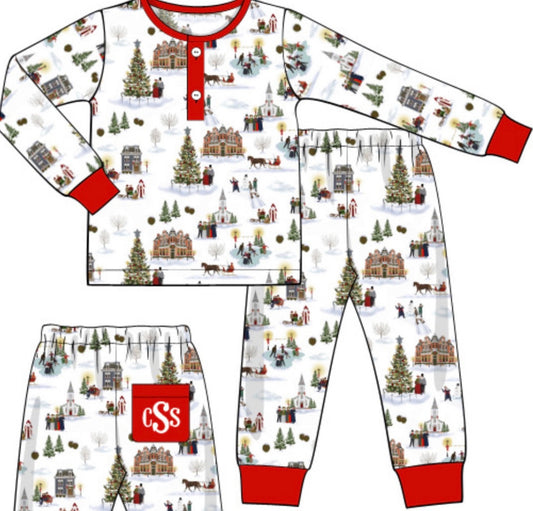 Canterbury Christmas Boy Two Piece Classic Cozy