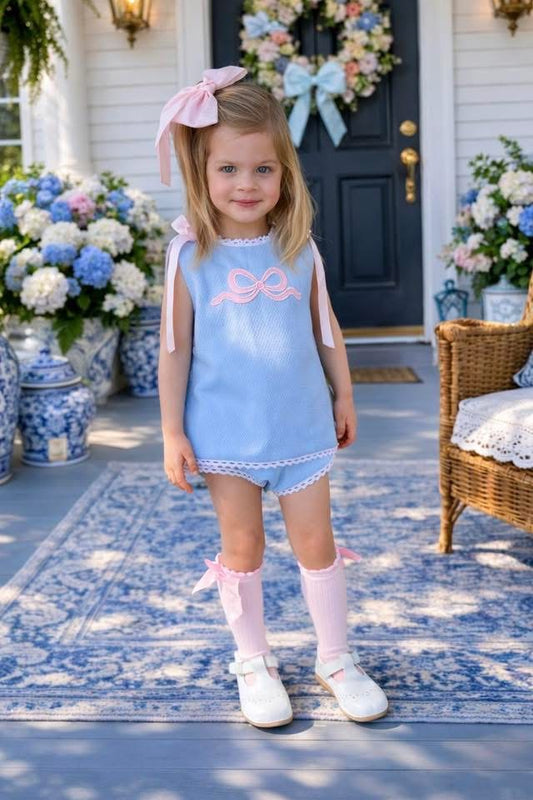 Tied Up In A Bow Bloomer Set