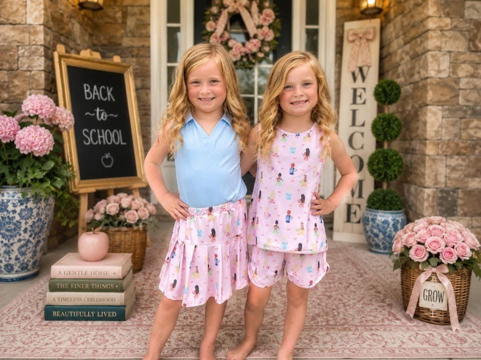 School Princess Play Short Set