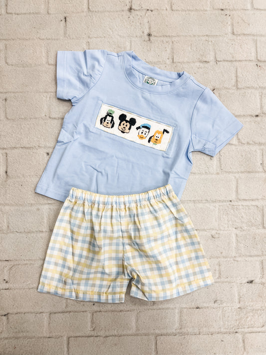 Smocked Gang's All Here Boy Short Set