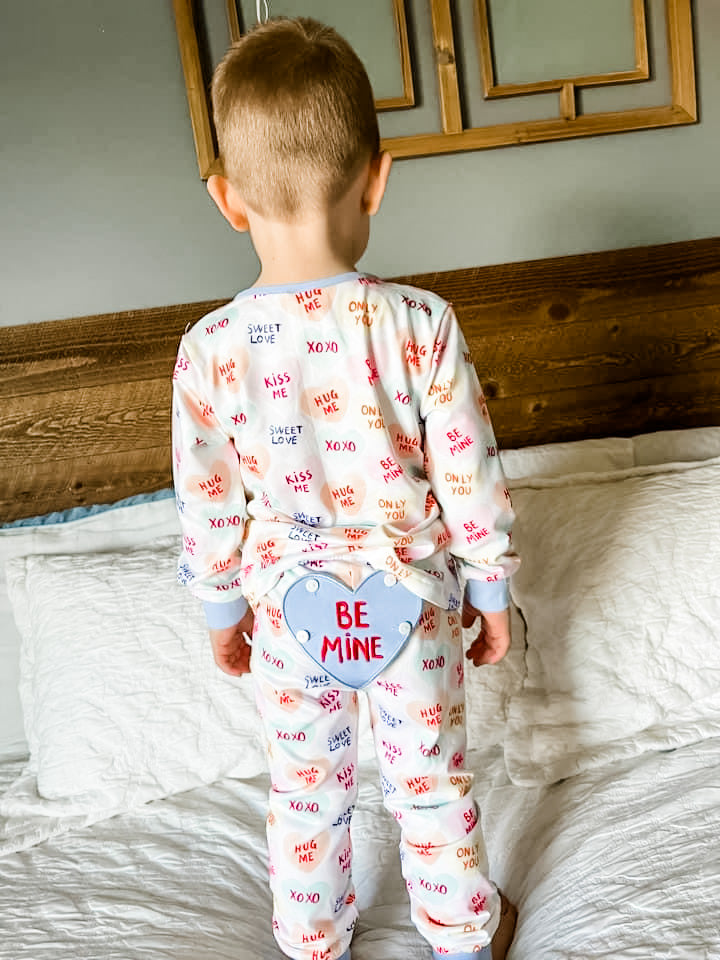 Boy Candy Heart Two Piece Classic Cozy