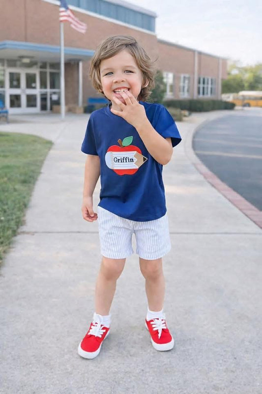 Boy Pencil Short Set