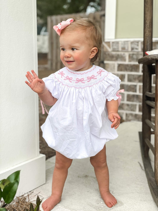 Smocked Bow Bubble