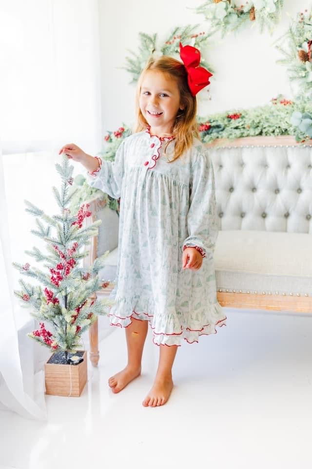 Christmas Toile Gown