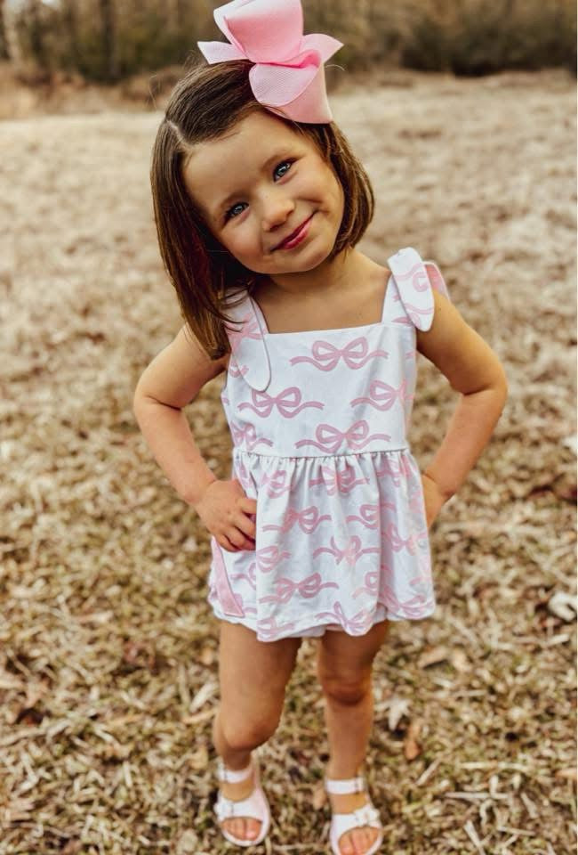 Bow Side Seam Bloomer Set