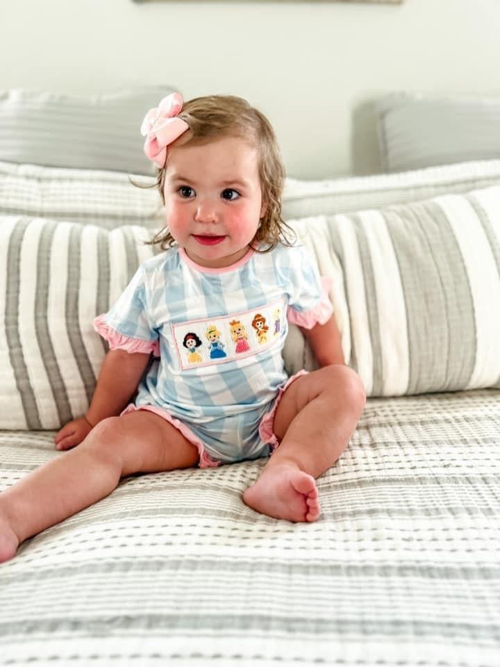 Smocked Princess Short Sleeved Classic Cozy