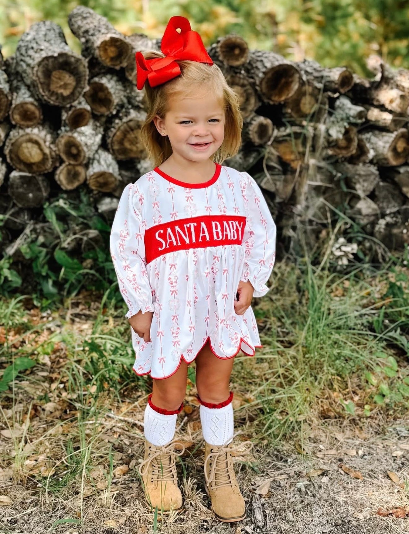 Santa Baby Skirted Bubble