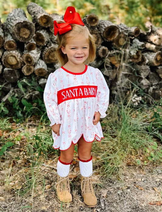 Santa Baby Skirted Bubble