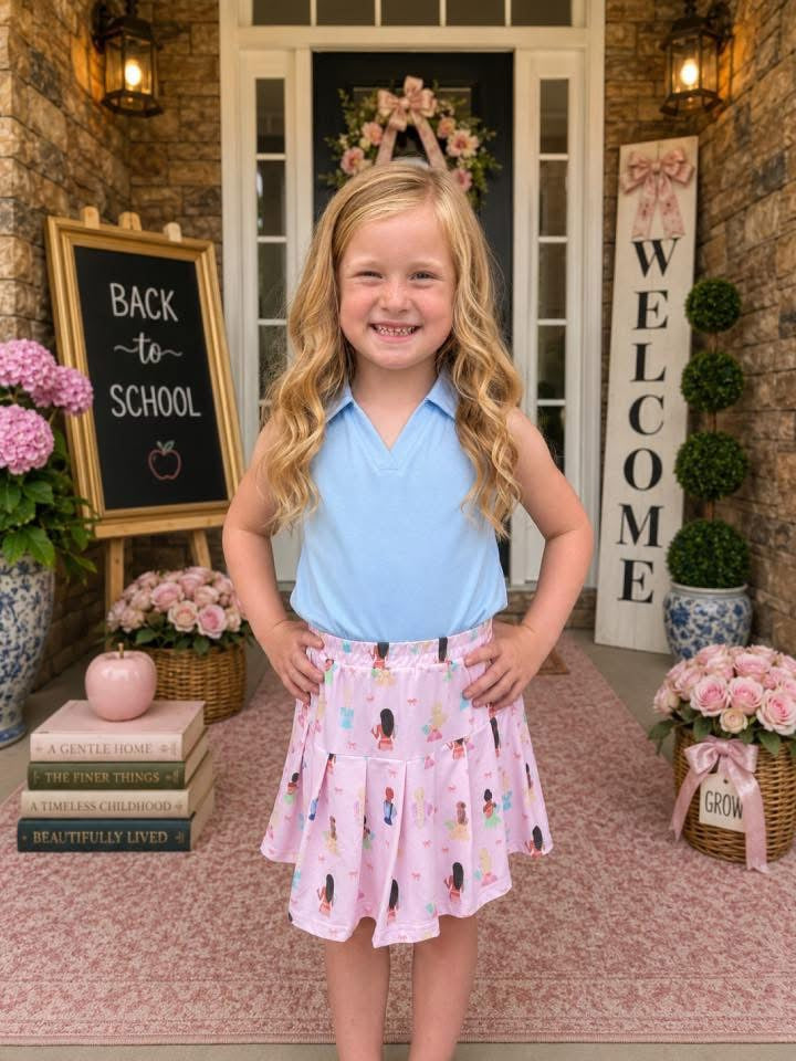 School Princess Skort Set