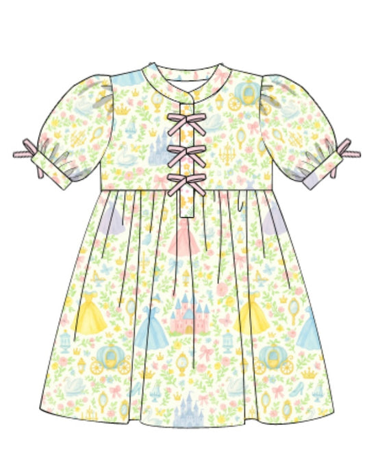 Custom Princess Print Dress