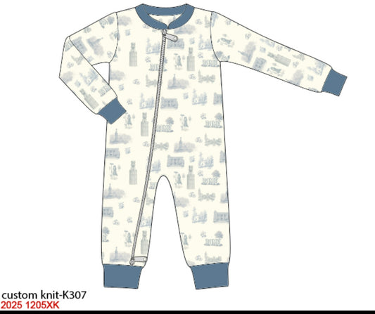 Newnan Hometown Toile Zippy Classic Cozy