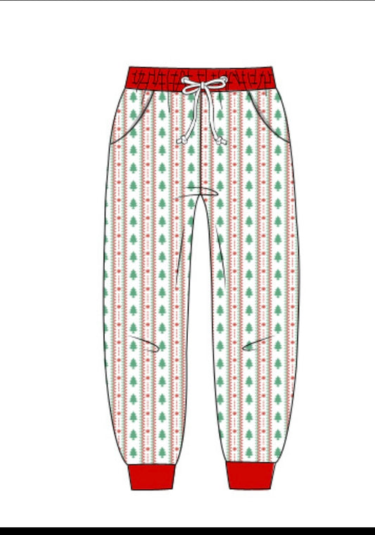 Tree Stripe Classic Cozy Pants