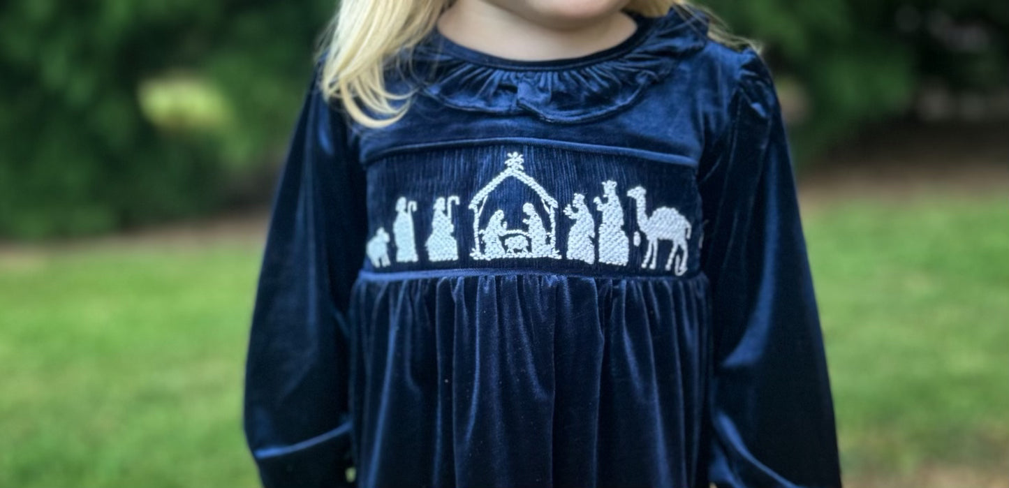 Velvet Nativity Dress