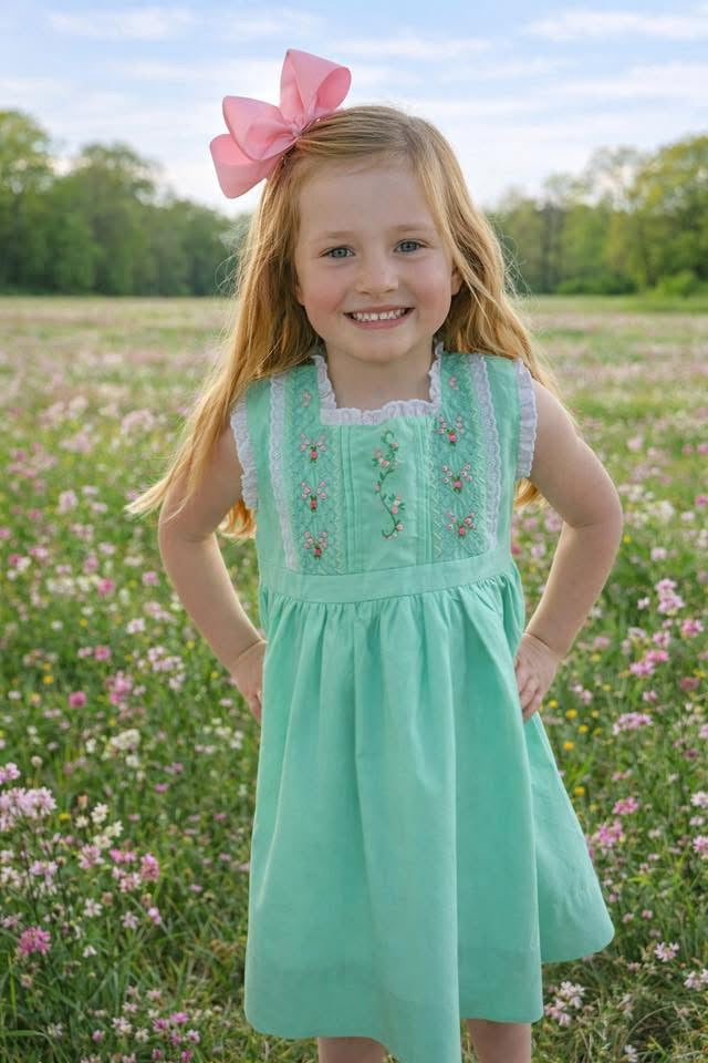 Mint Spring Heirloom Dress