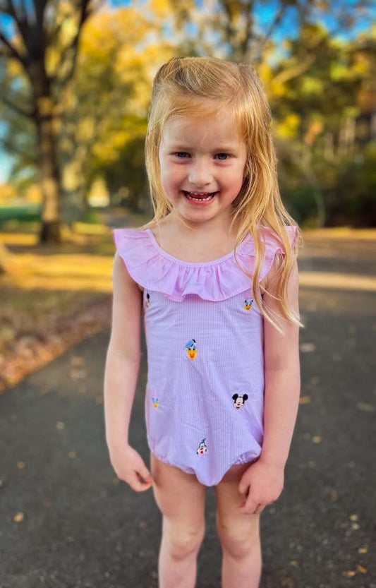 Embroidered Mouse Swimsuit