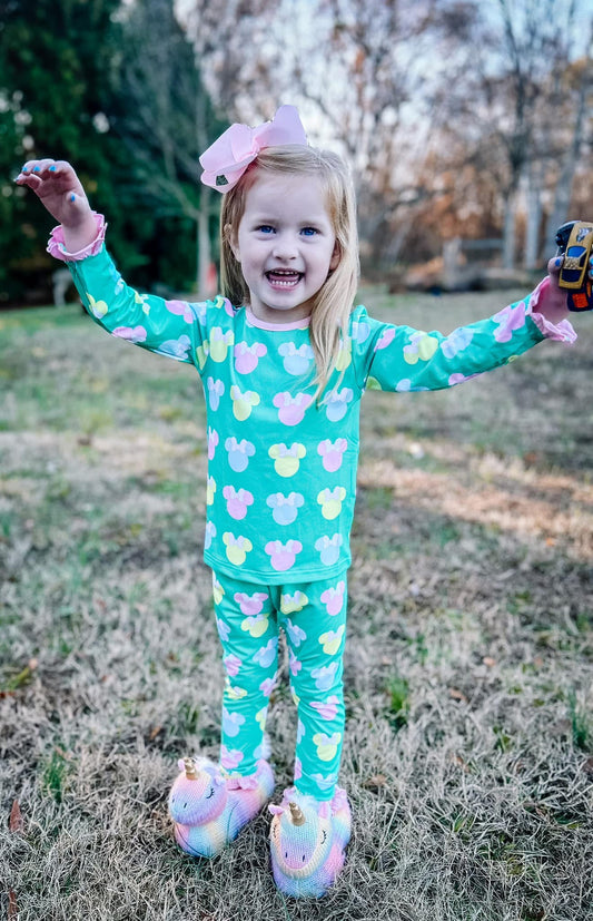 Magical Mouse Girl Two Piece Long Sleeved Classic Cozy