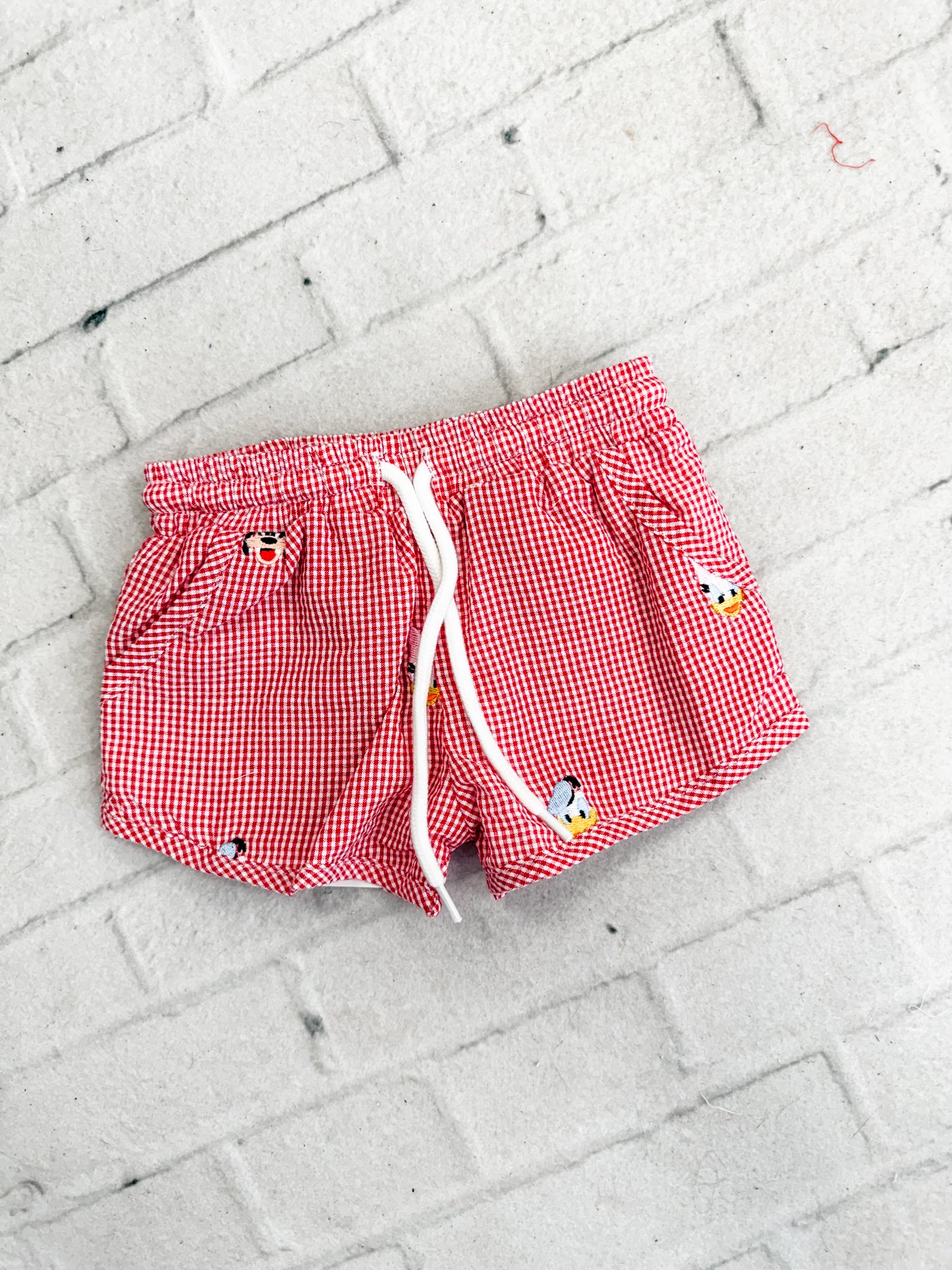 Embroidered Mouse and Friends Shorts Only