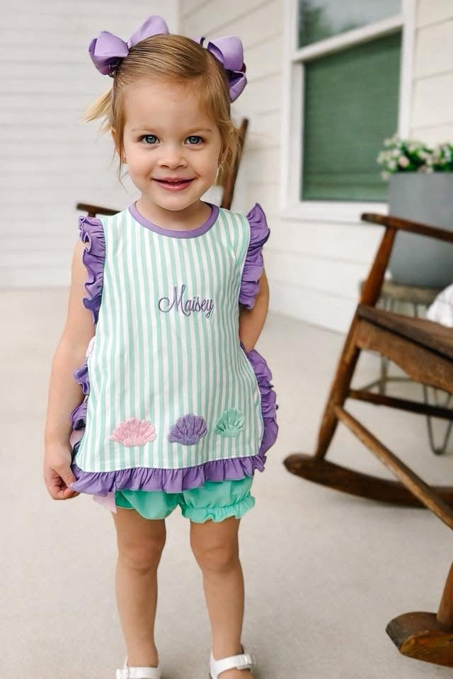 Pastel Shell Bloomer Set