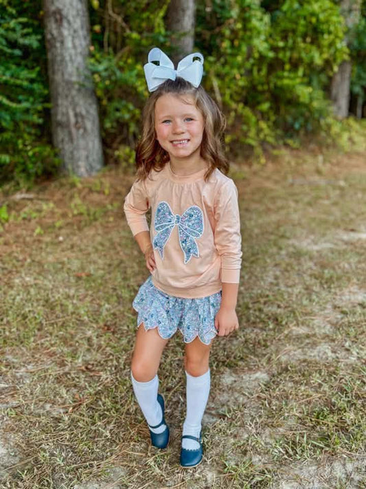 Bows of Fall Skort Set