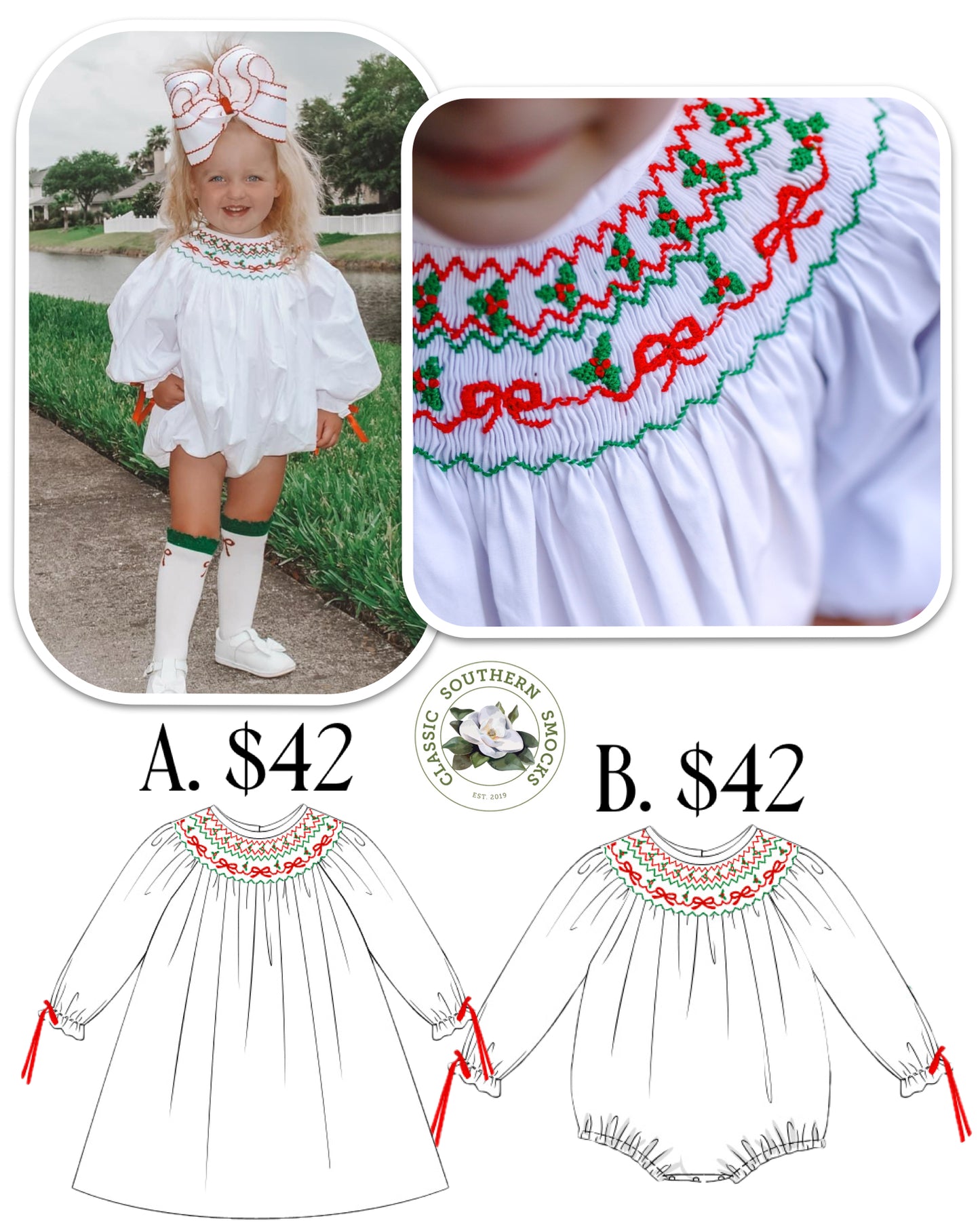 PO89 Holly and Bows Collection