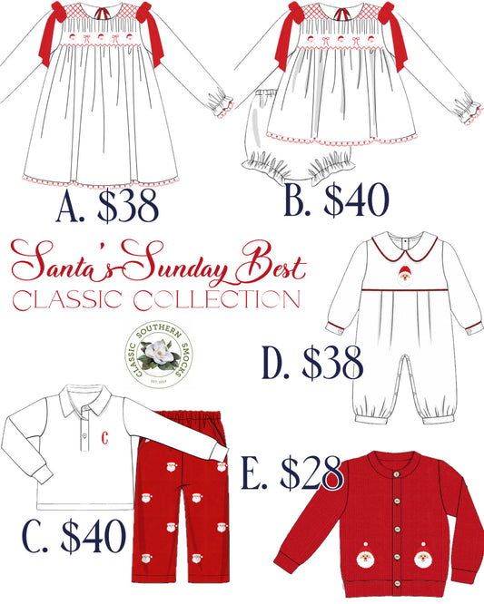PO90 Santa’s Sunday Best Collection