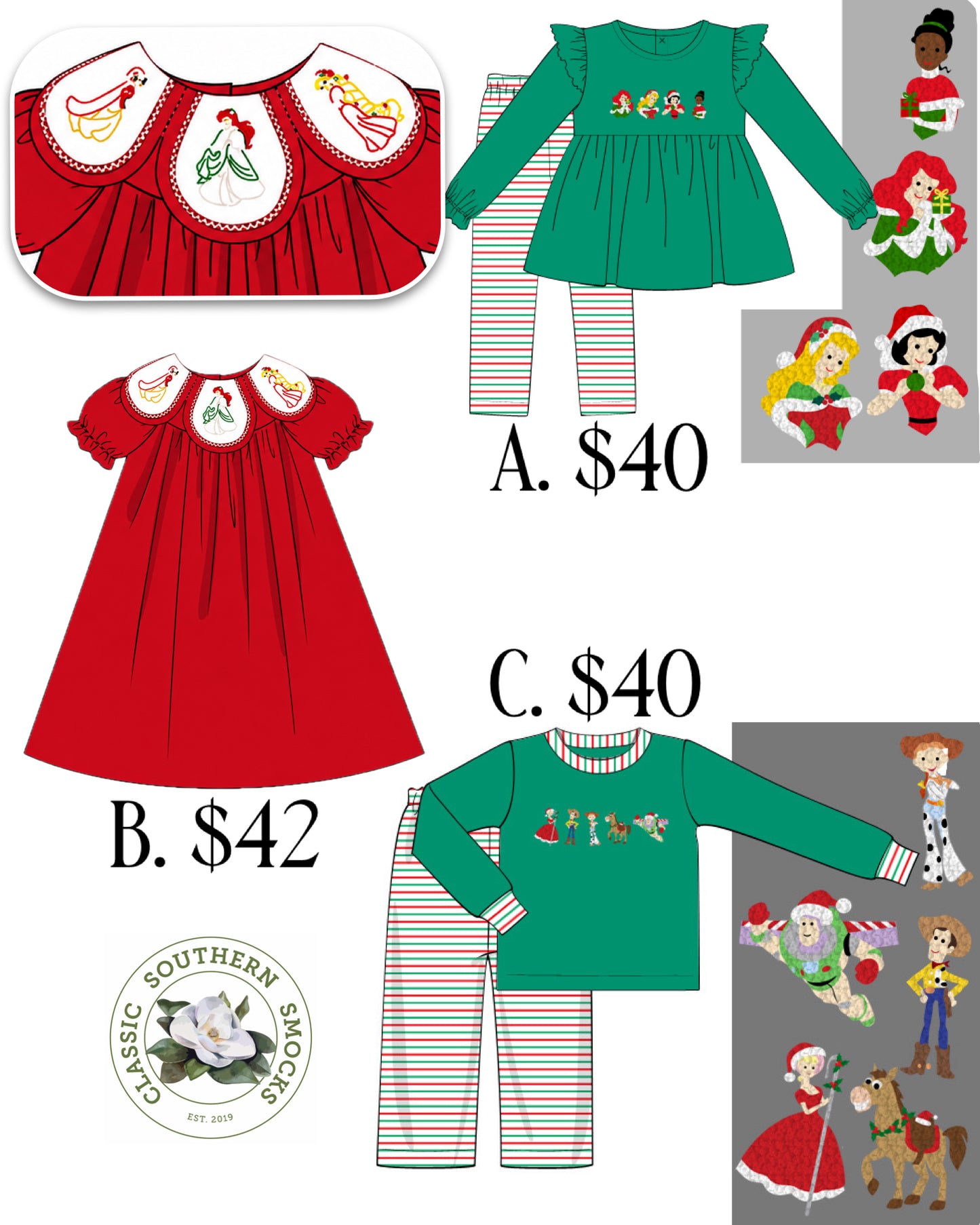 PO91 Character Christmas Collection